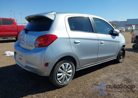 2015 Mitsubishi Mirage De from USA, damaged, VIN ML32A3HJ4FH042690